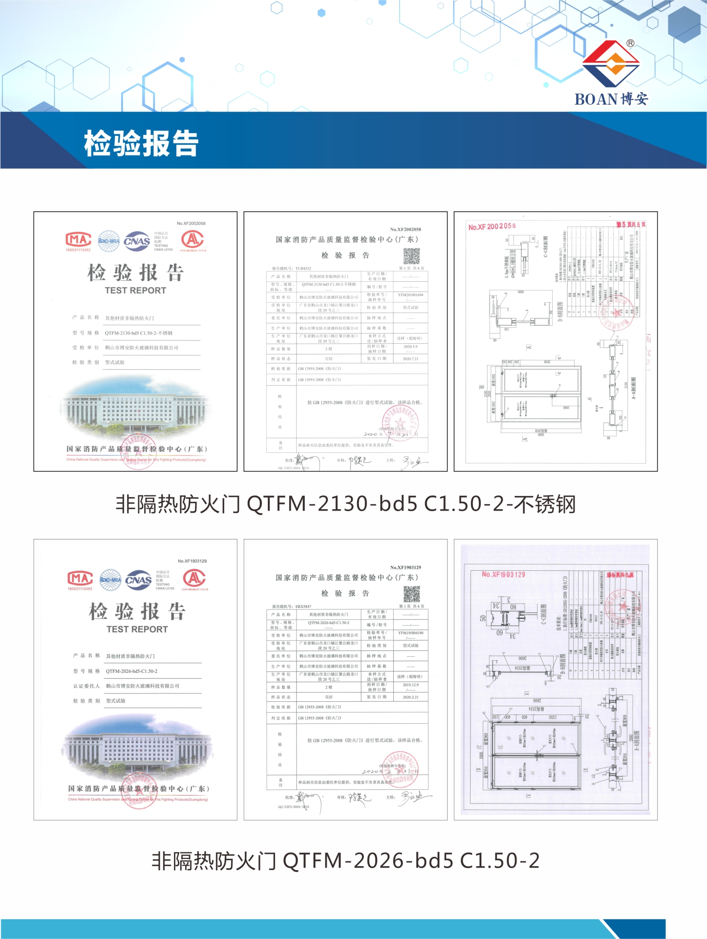 玻璃非隔熱防火門(mén)檢驗報告.jpg